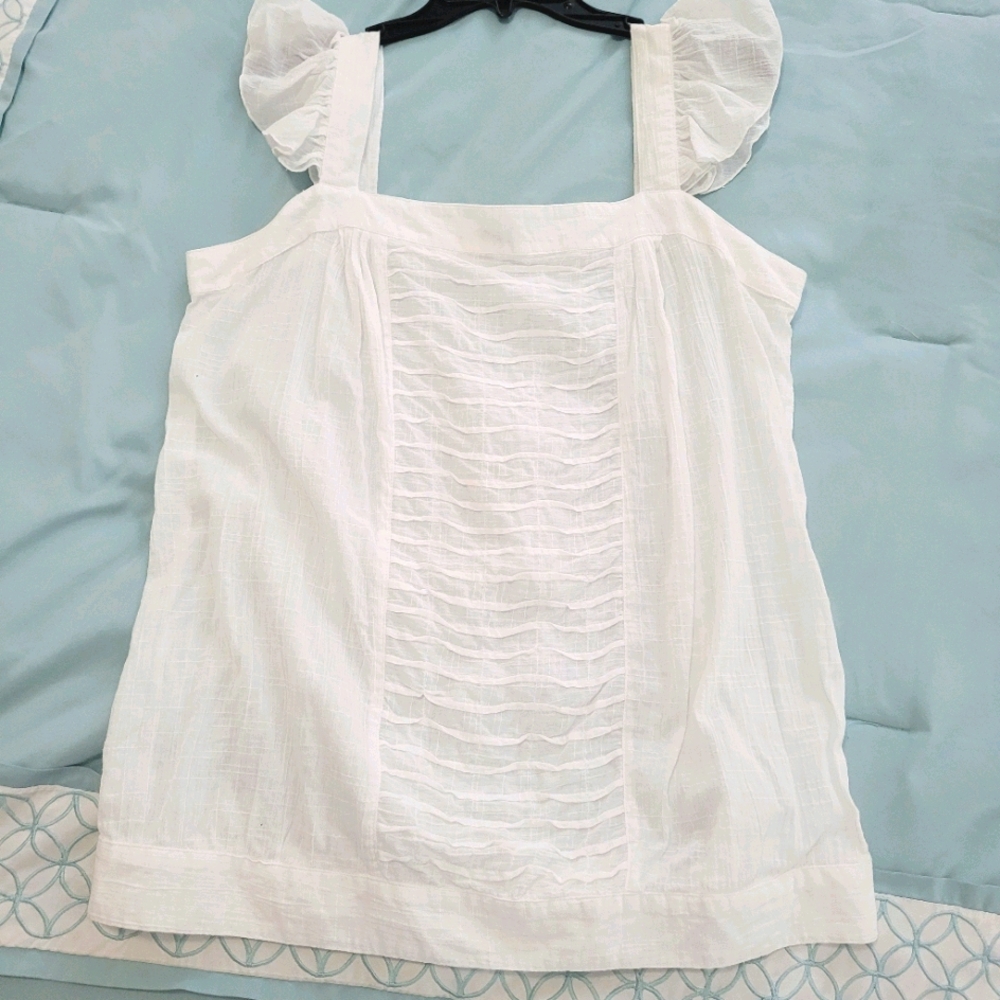 Perfect Summer Breeze Flirty White Top